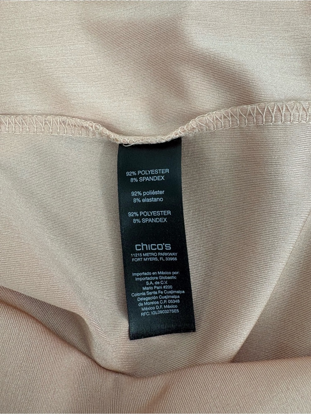 Chico's Women's Travelers Cottage core Lagenlook Stretch 3/4 Sleeve size 1 - Picture 7 of 7